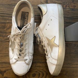 Golden Goose low top Superstar Gold and White
